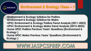 Environment and Ecology Class-1