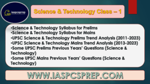 Science and Technology Class-1